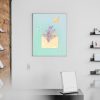 Letter from home (light blue) by Carin Marzaro - stampa artistica fine art giclée print