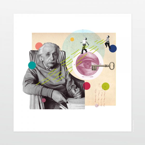Einsteination by Carin Marzaro - stampa artistica fine art giclée print